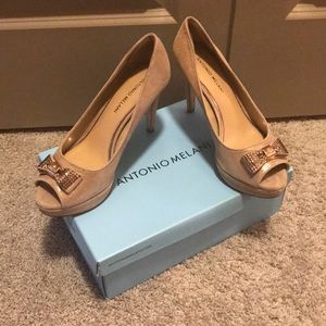 Antonio Melani peep toe pump